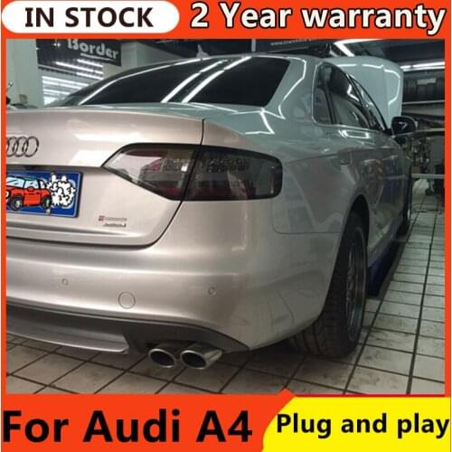 Tail Lamp For Car Audi A4 B8 2009-2012 A4L Tail Lights Led Fog Lights DRL Daytime Running Lights Tuning Car Accessories