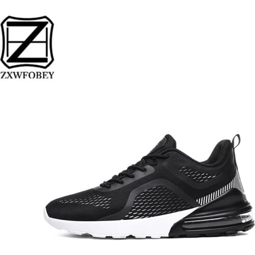 ZXWFOBEY 2019 New Mesh Men Casual Shoes Lac-up Men Shoes Lightweight Comfortable Breathable Walking Sneakers Air Shoes
