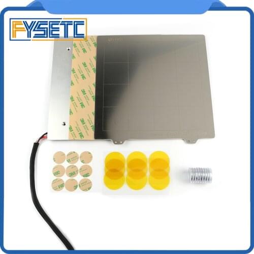 235x235mm Heatbed + PEI + Spring Steel Sheet +Magnet To Becoming Magnetic Hot Bed Build Surface Plate For ENDER-3 /3s