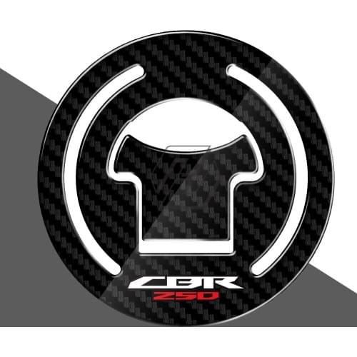 3D Carbon-look Motorcycle Fuel Gas Cap Protector Decals Case for HONDA CBR250 CBR 250 2011 2012