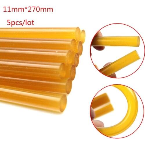5Pcs/Lot 11mm x 270mm Hot Melt Glue Sticks For Electric Glue Gun Craft Album Car Dent Repair Tools