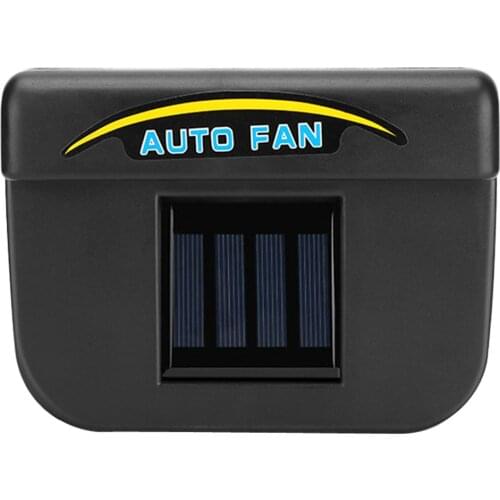 Solar Power Car Cooler Fan Vehicle Air Vent Exhaust Fan Cooling System