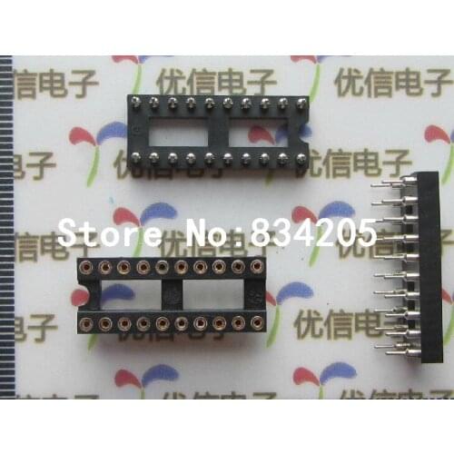 Free shipping 20P DIP circular hole IC socket Chip base connector