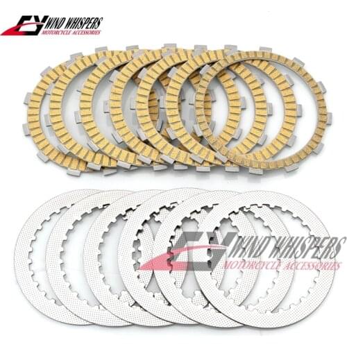 Motorcycle parts clutch plates friction discs steel plate For Honda CB750 Nighthawk 750 1991-2003 CB 750 2007-2008