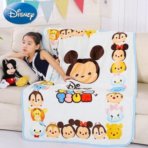 Disney Minnie Mic Pattern Baby Blanket Autumn And Winter Baby Hold Blanket 100*140 cm Newborn Child Kid Cloud Blanket