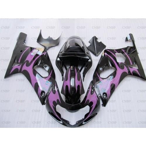 GSX R600 R750 R1000 2000 - 2003 K12 Full Body Kits GSX R600 R750 R1000 2000 2003 Black purple Full Body Kits
