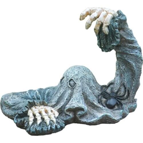 Halloween Garden Grim Reaper Statue Yard Resin Death Statue Decor Death Crawls Out From Ground,Grim Reaper Sculpture Ornaments