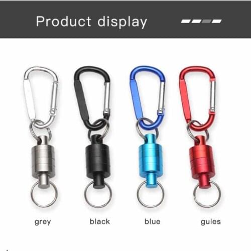 Outdoor Fishing Mountaineering Anti-loss rope Multifunction Magnetic Clasps Magnetic mountaineering buckle KEY CHAIN