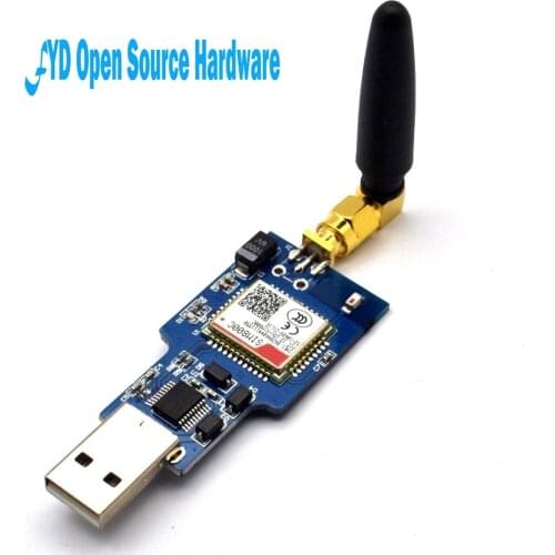 1pcs USB to GSM serial port GPRS SIM800C module with Bluetooth computer control call