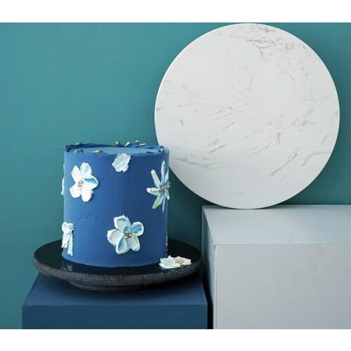 Marble crepe tray cake turret cake stand