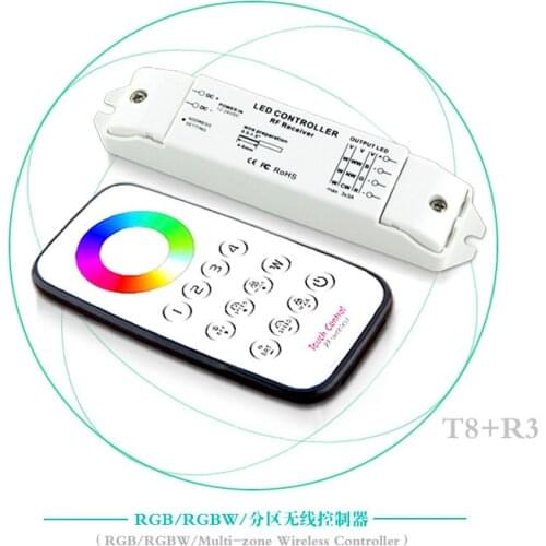 New technology multi-zone 3 channels led rgb strip controller