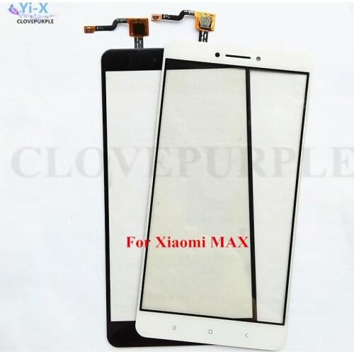 Cellphone Front Glass Lens Touchscreen For Xiaomi Mi Max Xiaomi Max Touch Screen Sensor Panel Digitizer Replacement Parts