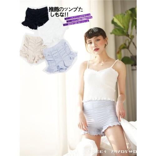 Japanese Magazine Cute Womens Safety Short Pants Bubble Shorts Bottompants Lolita 3 Colors