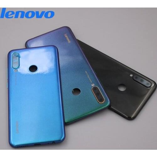 Back Cover For Lenovo Z6 Youth Z6 Lite Z6Lite Battery Housing Door Rear Case With Camera Glass Power Volume Buttons Fingerprint