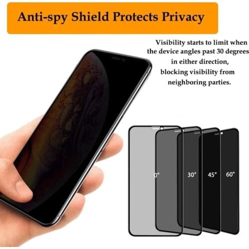 3pcs Anti Spy Screen Protector for Xiaomi Redmi Note 10 Note 9 Pro Max 9s 9t 8 7 Full Cover Privacy Glass on Poco X3 Pro M3 F3