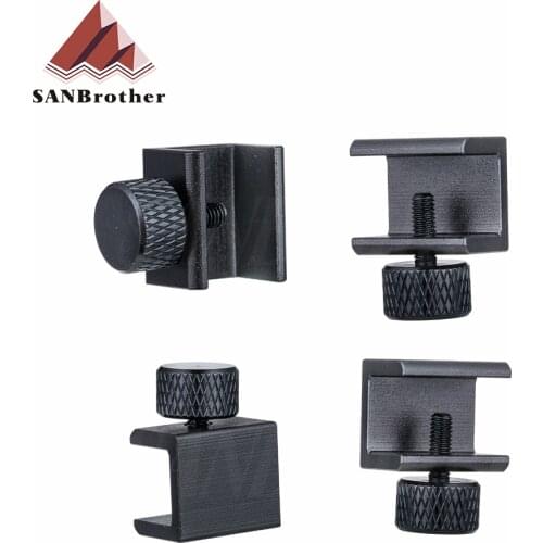 SANBrother Glass Heated Bed Clamp 3D Printer Parts Heatbed Plate Clip for UM2 UM Build Platform Retainer 4pcs/8pcs