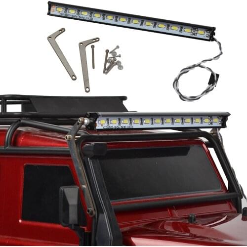 1/10 RC TRX4 Super Bright 12LED Roof Lamp Light Bar for Traxxas Trx-4 RC Crawler Carr