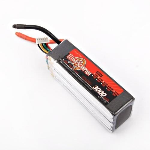 1 adet Vahsi Akrep RC 18.5 V 3000 mAh 60C Li-polimer Pil Lipo Helikopter