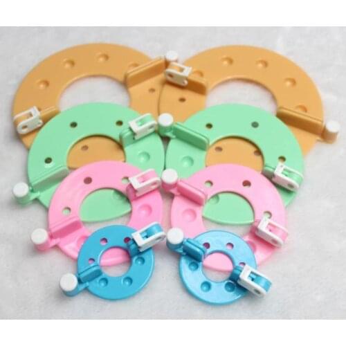 1Set 4 Sizes Pom Pom Maker Fluff Ball Weaver Needle Knitting Tool Yarn Sewing Weaving Tool Accessories