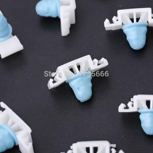 100PCS Moulding Clip Nylon Retainer With Rubber Boot 51-13-2-251-394 For BMW E36 M3 318ti 325is B30 B32
