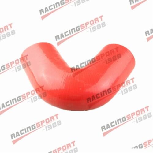 2.5'' 63mm ID 135 Degree Silicone Elbow Pipe Intercooler Hose Coupler Pipe RED/BLUE
