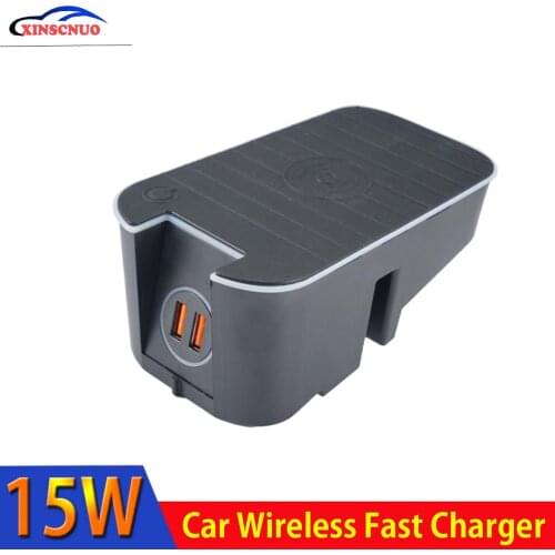 Car Accessories Vehicle Wireless Charger For Volvo XC60/XC90/S90/V60/V90/S60 Fast Charger Wireless Onboard Car Charging Pad