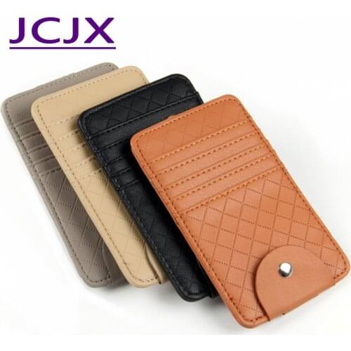 Car Auto Sun Visor Point Pocket Organizer Pouch Bag Card Glasses Storage Holder Car-styling