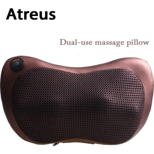 Atreus Car Styling 1pcs Protect Neck 4/8 balls Massage Pillows For Mitsubishi ASX Lancer 10 9 Outlander Pajero I200 Jaguar XE XF