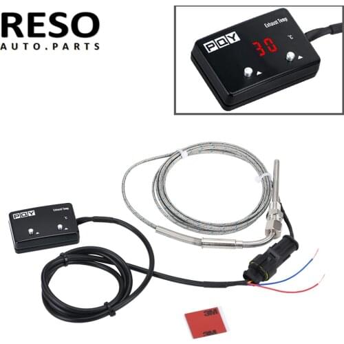 Car Exhaust Temp Gauge Exhaust Gas Meter Digital With Sensor for 4WD Hilux Patrol EGT RSC502