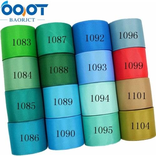 18-38-7 1-1/2'' 38mm Solid Color Grosgrain Ribbon 10yds/lot,DIY handmade bow Festival Gift Packaging Party Birthday Accessories
