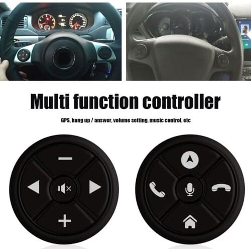 10 Keys Wireless Car Steering Wheel Control Button Control Button for Car Radio DVD GPS Multimedia Navigation Head Unit Remote