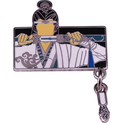 Teenager Lan Wangji Cosplay AnimeTV Show Brooch