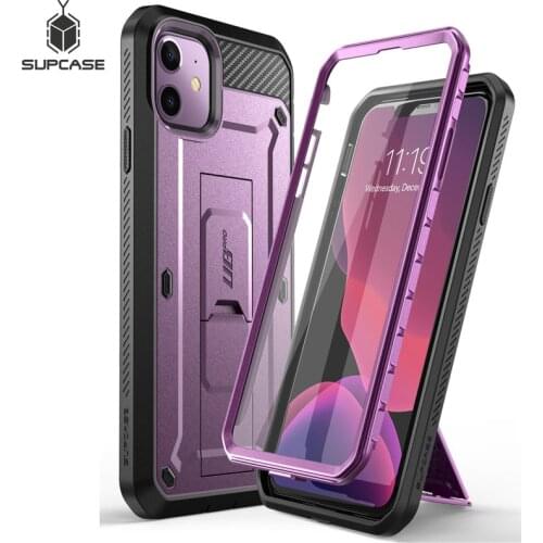For iPhone XR /Xs Max/ 11/11 Pro/11 Pro Max Case SUPCASE UB Pro Rugged Holster Cover with Built-in Screen Protector & Kickstand