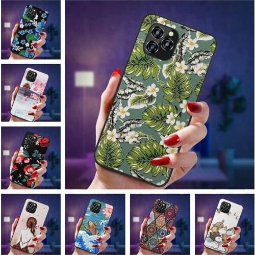 For Oukitel C21 Pro Case 3D Emboss Relief Soft TPU Silicone Back Cover for Oukitel C21 Pro Phone Cases 6.39Inch C 21 pro C21Pro
