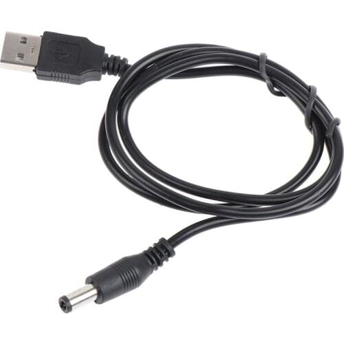Elistooop USB 5V Charger power Cable to DC 5.5 mm plug jack USB Power Cable For MP3/MP4 Player