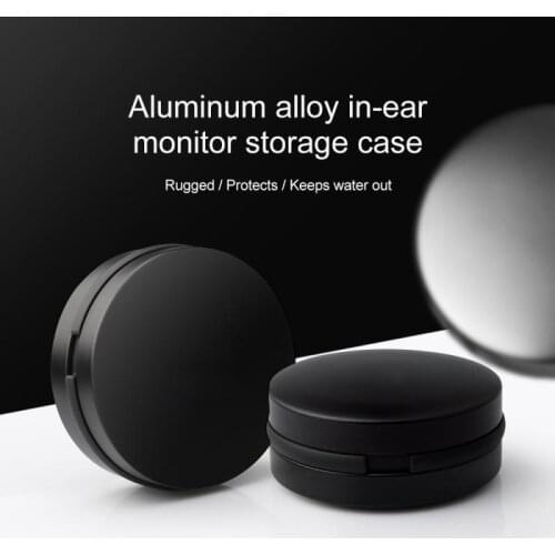 TRN Aluminum Alloy Metal In-Ear Earphone Hard Waterproof Portable Accessories Earphone Storage Case Bag Earphone Box dropship