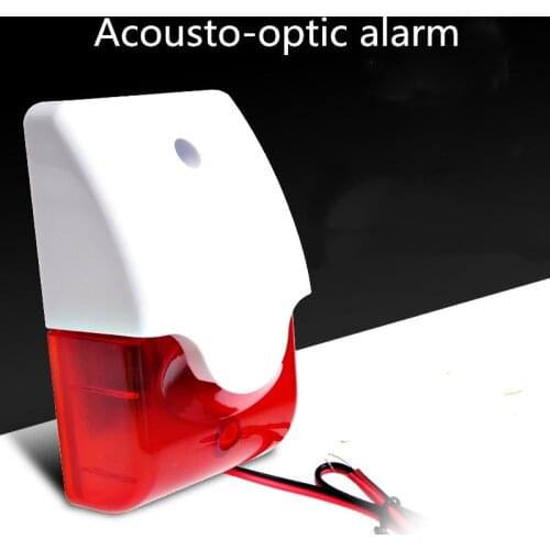 Product game prop 12V Access Control Accessary Audible and Visual Alarm Door Alarm Security for Real-life escape room game prop