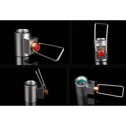 Compact Accessory Propane Bottle Refill Adapter Tool for Backpacking
