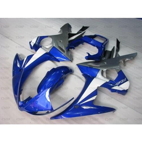 YZF R6 2003 - 2005 Fairing Kits YZF R6 03 04 Fairing Kits for YAMAHA YZFR6 2003 White Blue Silvery Abs Fairing