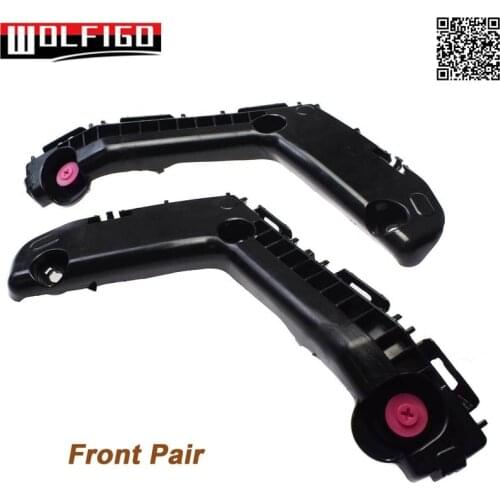 WOLFIGO Front Left Right Bumper Bracket For 2017-2019 Toyota Corolla 5211602330,52116-02330,5211502350,52115-02350