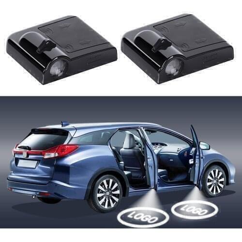 2pcs Car Door Lights Logo LED Projector For Ford Focus 2 3 1 Fiesta Mondeo 4 3 Transit Fusion Kuga Ranger Mustang S-max Galaxy