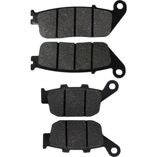 Motorcycle Front and Rear Brake Pads for Honda VT250 Spada 88-90 CB-1 CB400F 1989 1990 CBR400RR CBR400 RR NC23 NC29 90-94