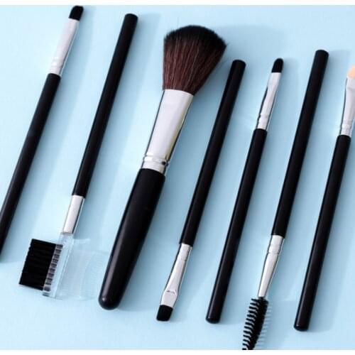 7pcs Makeup Brushes Tool Cosmetic Eye Shadow Foundation Blush Brush Set For Women Eyeshadow Facial Make Up