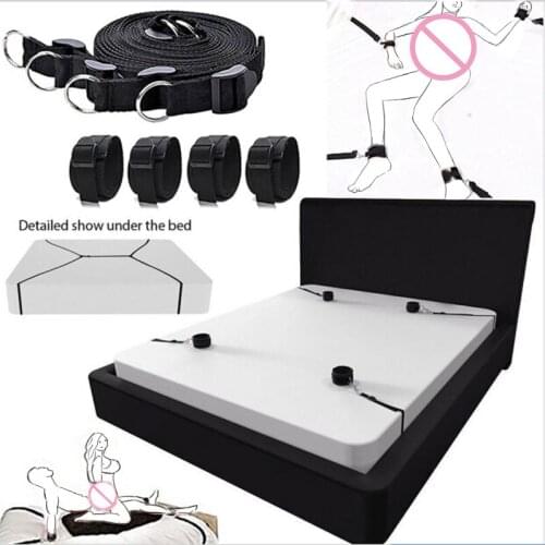No Vibrators Adult Sex Toys For Women Couples Restraints Collar Handcuffs & Ankle Cuffs Bdsm Bondage Fetish Slave Sex Products