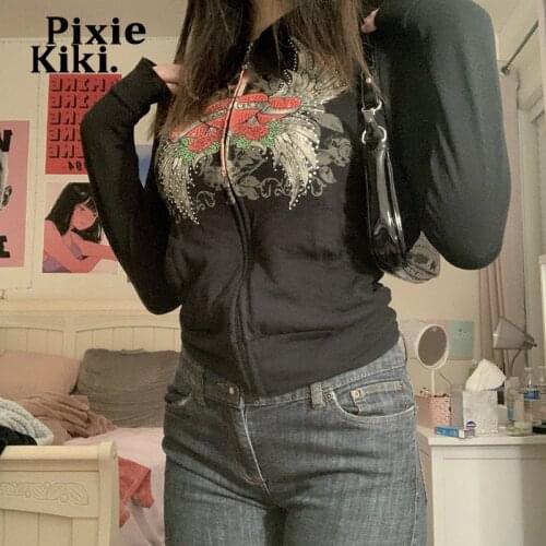 Женские толстовки с капюшоном PIXIEKIKI China At AliExpress