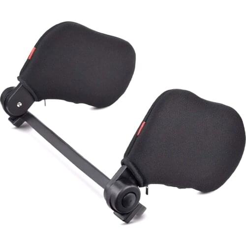 Car Seat Headrest Pillow Highly Elastic Nylon Travel Pillow 180 ° Rotation Ergonomic Neck Pillow Comfortable Breathable Support