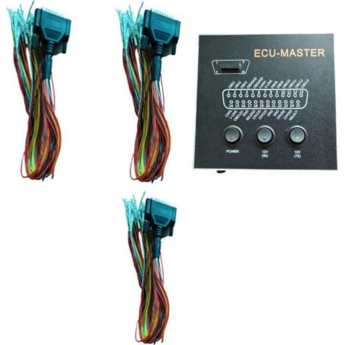 Free Shipping ECU MASTER Key Programmer Chip Tuning Connector Coding for Immo Off Repair SBB T300 Pisini With 3pcs DB25 Cables