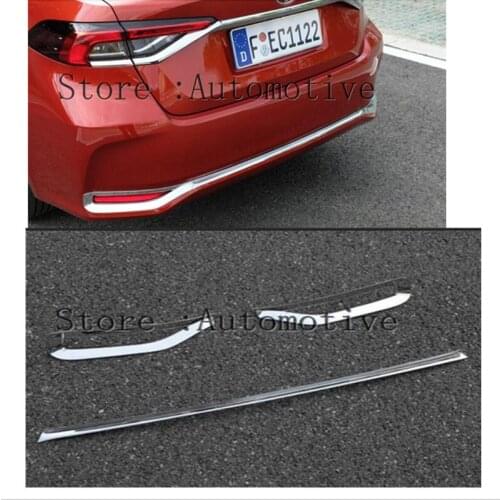 3pcs For Toyota Corolla Twelfth generation Sedan E210 Prestige Altis 2019 2020 2021 Rear Reflector Fog Light Lamp Cover Trim