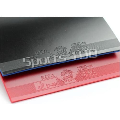 RITC 729 08 Pro (National) Pips-in Table Tennis (PingPong) Rubber with Blue 2.1mm Sponge