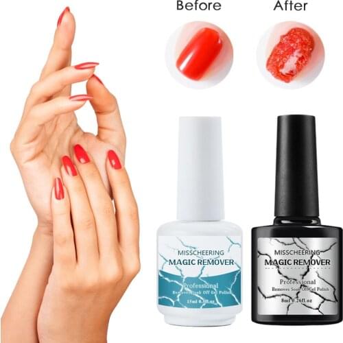 15/8ML Magic Nail Gel Polish Burst Remover Healthy Fast Soak Off Gel Nail Polish UV Permanent Remover Innoxious Degreaser TSLM1